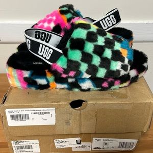 Fluff yeah UGG slide slippers